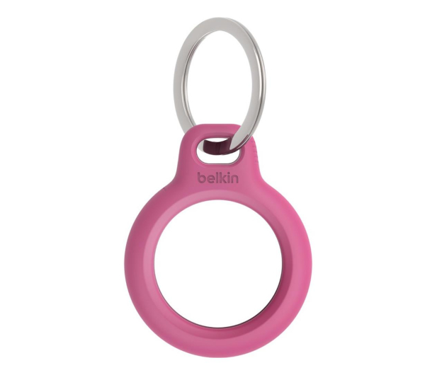 BELKIN Secure Holder Breloczek do kluczy do Apple AirTag różowy F8W973btPNK - 725414 - zdjęcie